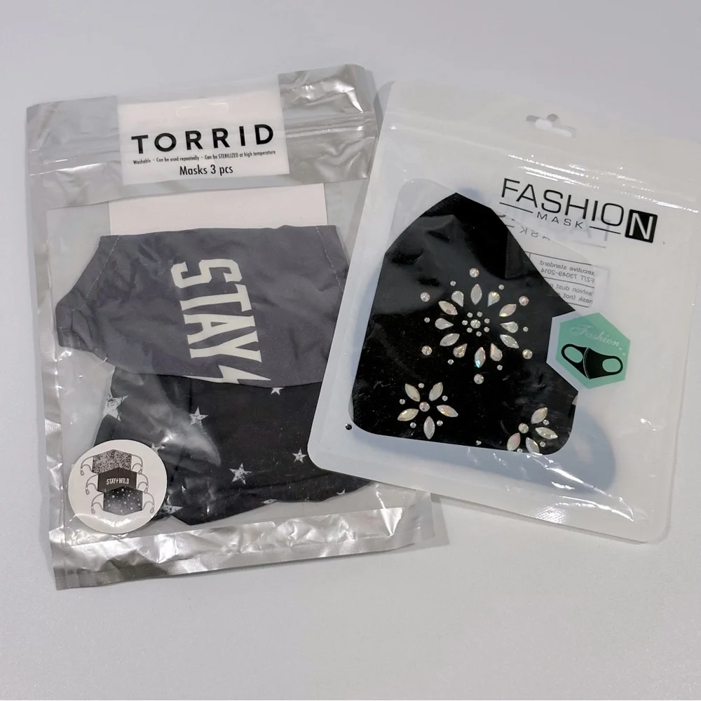 New Masks - Torrid & Other Fashion Brand Fabric Cloth Masks